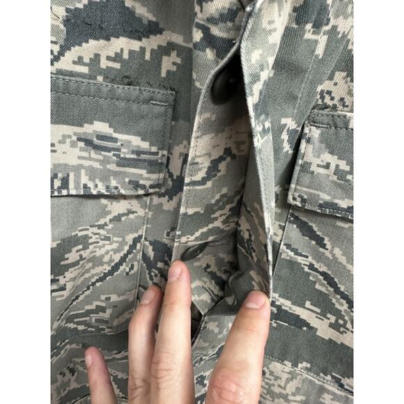 USAF Air Force Utility Coat Mens 42R Camoflauge Camo Digital - Picture 5 of 9